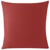 Image de Taie d'oreiller coton rouge 65x65 cm