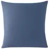 Image de Taie d'oreiller coton bleu 65x65 cm