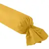 Image de Taie de traversin coton jaune 160 cm
