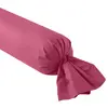 Image de Taie de traversin coton fuchsia 160 cm