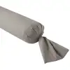 Image de Taie de traversin percale fumée 160 cm