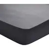 Image de Drap housse coton carbone 180x200 cm