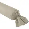 Image de Taie de traversin coton sable 160 cm
