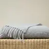 Image de Plaid laine gris clair 130x180 cm