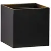 Image de Applique en aluminium noir 10 cm
