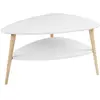 Image de Table basse style scandinave blanche L82