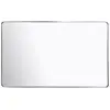Image de Grand miroir rectangulaire en aluminium noir 165x100
