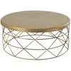 Image de Table basse en aluminium et fer doré D81