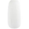 Image de Vase en porcelaine striée blanche H25