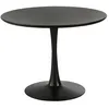 Image de Table à manger 4/5 personnes noire D100