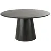 Image de Table à manger en manguier massif noir 4/6 personnes D140