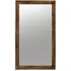 Image de Grand miroir rectangulaire en bois de paulownia clair, 105x180 cm