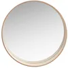 Image de Miroir rond beige, D55 cm