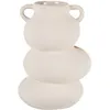 Image de Vase en grès beige H22