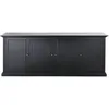 Image de Buffet 4 portes noir L210