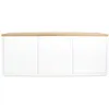 Image de Buffet blanc 3 portes L175