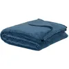 Image de Plaid polaire en polyester recyclé bleu 150x230