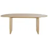 Image de Table à manger en bois de frêne massif beige 6/8 personnes L200