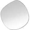Image de Miroir organique en acier noir, 80x75 cm