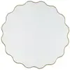 Image de Miroir rond ondulé doré, D110 cm