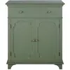 Image de Buffet 2 portes 1 tiroir vert kaki L85