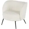 Image de Fauteuil bouclettes écrues