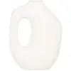 Image de Vase en grès blanc H14