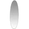 Image de Miroir ovale en aluminium doré, 45x150 cm