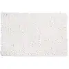 Image de Tapis en coton et polyester recyclé à bouclettes blanches 60x90