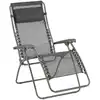 Image de Fauteuil relax zéro gravité en acier noir l87xl67xh115