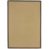 Image de Tapis en fibre végétale marron chocolat 120x180 cm