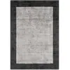 Image de Tapis à bordures en Viscose Argent 120x170 cm