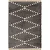 Image de Tapis épais style berbère gris 120x170 cm