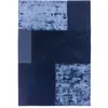 Image de Tapis tufté main en laine bleu 160x230 cm
