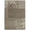 Image de Tapis tufté main en laine taupe 120x170 cm