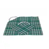 Image de Lot de 2 bavoirs coton carreaux vichy Normand vert 50x50