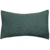 Image de Coussin stonewashed en coton prusse 40 x 65 cm