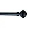 Image de Kit tringle extensible ø 16/19mm 110 à 210 cm noir