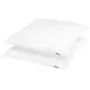 Image de Oreiller duo enveloppe coton blanc (lot de 2) 60x60 cm