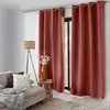 Image de Rideau occultant polyester rouge 135 x 240