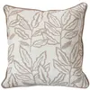 Image de Coussin déhoussable en coton recyclé chambray coton/polyester beige 40