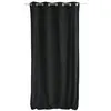 Image de Rideau tamisant en velours noir