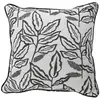 Image de Coussin déhoussable en coton recyclé chambray coton/polyester gris
