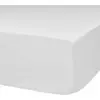 Image de Drap housse coton bio blanc 140 x 190 cm