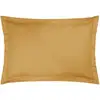 Image de Taies d'oreiller en coton bio jaune curry 75 x 50 cm