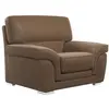 Image de Fauteuil cuir h90 biscuit