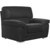 Image de Fauteuil cuir h90 anthracite