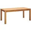 Image de Table de repas et lot de 2 allonges en bois massif