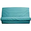 Image de Housse de clic-clac en coton recyclé bleu canard 130 x 190 cm