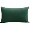 Image de Housse de coussin en fibres recyclées vert 30 x 50 cm